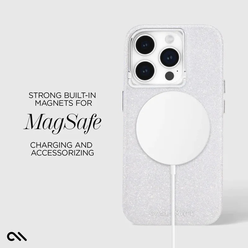Case-Mate Shimmer MagSafe – dėklas iPhone 15 Pro (vaivorykštinis)