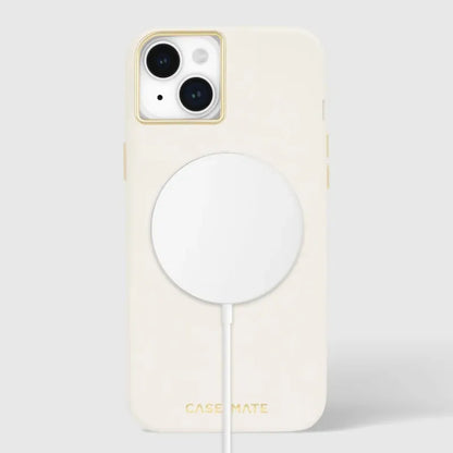 Case-Mate Silicone MagSafe - dėklas iPhone 15 Plus (smėlio spalvos)