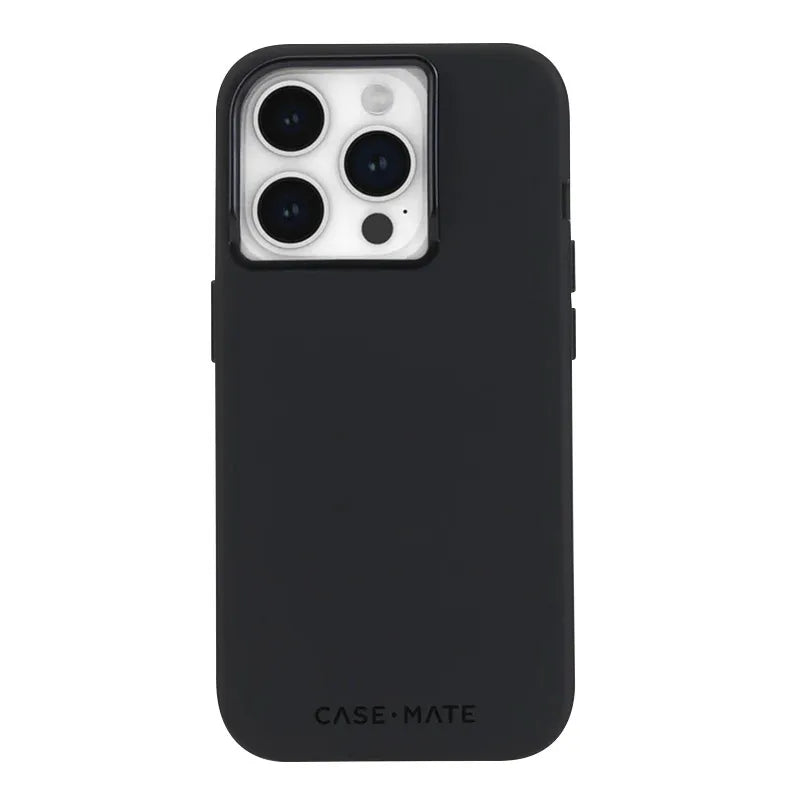 Case-Mate Silicone MagSafe - iPhone 15 Pro dėklas (juodas)