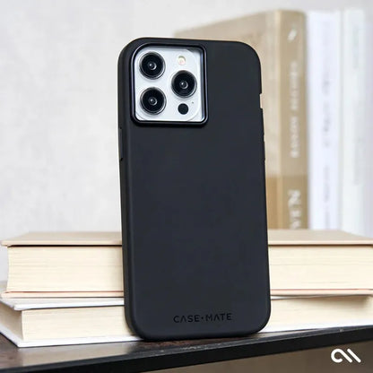 Case-Mate Silicone MagSafe - iPhone 15 Pro dėklas (juodas)