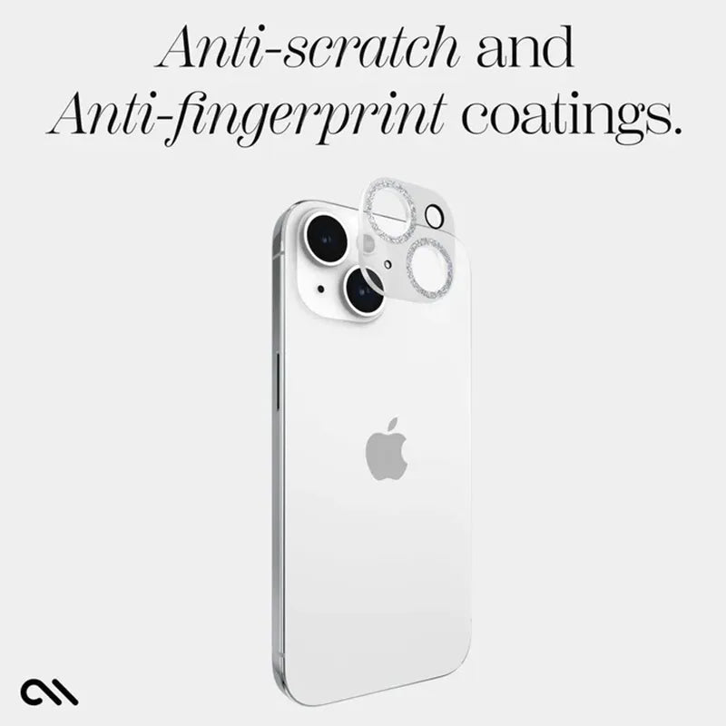 Case-Mate Sparkle lęšių apsauga – apsauginis stiklas iPhone 15 / iPhone 15 Plus kamerai (Twinkle)