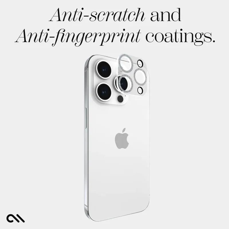 Case-Mate Sparkle lęšių apsauga – apsauginis stiklas „iPhone 15 Pro“ / „iPhone 15 Pro Max“ kamerai („Twinkle“)