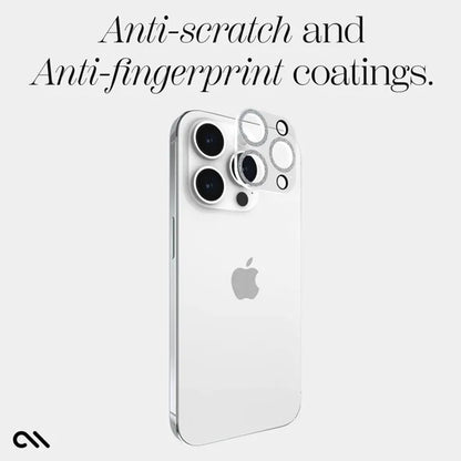 Case-Mate Sparkle lęšių apsauga – apsauginis stiklas „iPhone 15 Pro“ / „iPhone 15 Pro Max“ kamerai („Twinkle“)