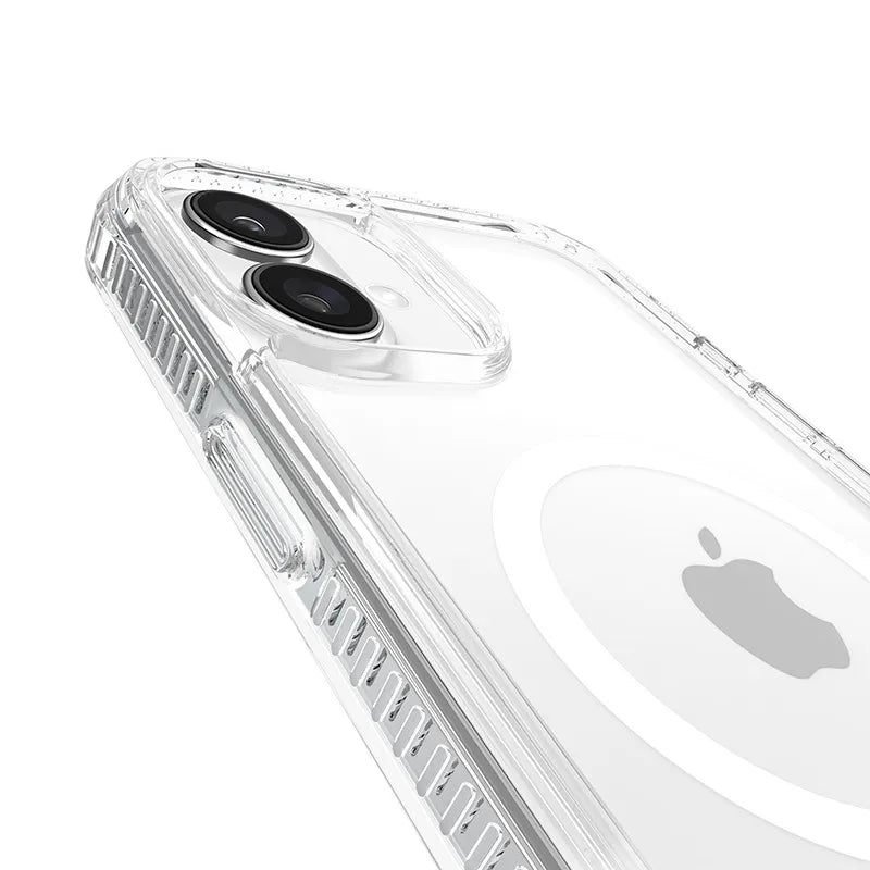 Case-Mate Tough D3O MagSafe – dėklas, skirtas „iPhone 16 Plus“ (skaidrus)
