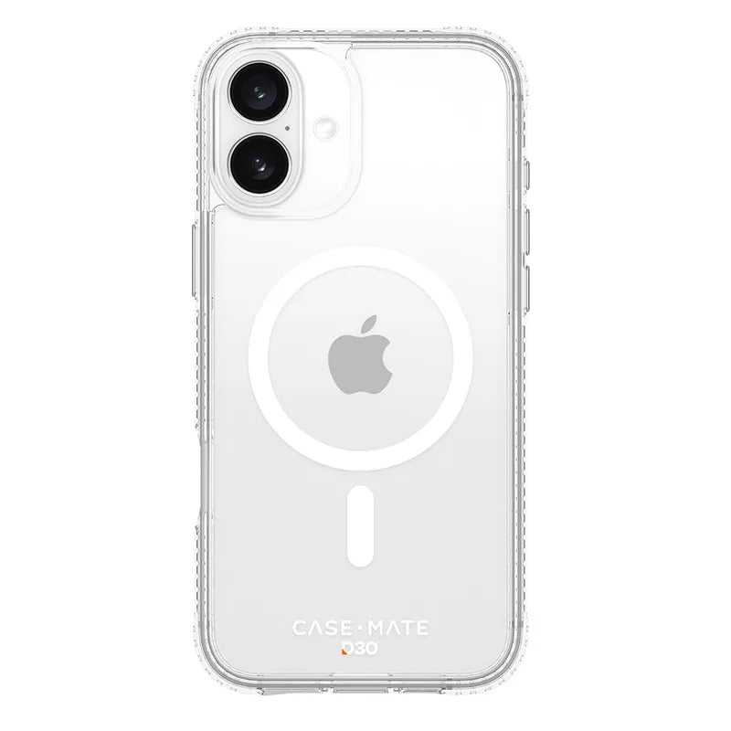 Case-Mate Tough D3O MagSafe – dėklas, skirtas „iPhone 16 Plus“ (skaidrus)