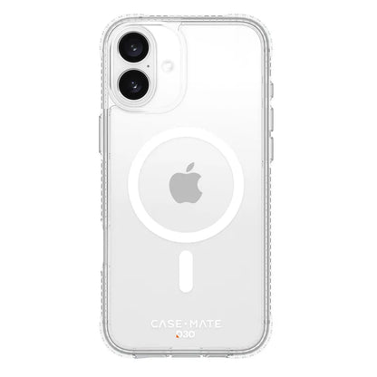 Case-Mate Tough D3O MagSafe – dėklas, skirtas „iPhone 16 Plus“ (skaidrus)