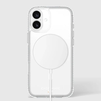 Case-Mate Tough D3O MagSafe – dėklas, skirtas „iPhone 16 Plus“ (skaidrus)
