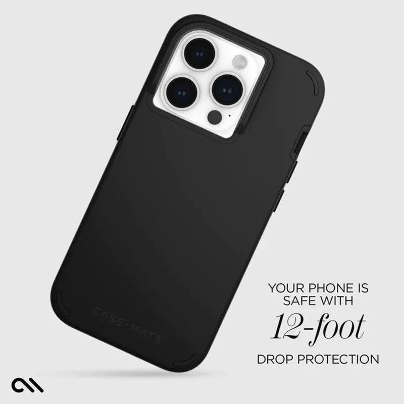 Case-Mate Tough Duo – „iPhone 15 Pro“ dėklas (juodas)