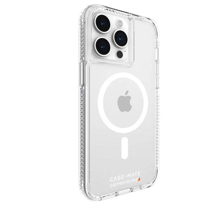 Case-Mate Ultra Tough + D3O MagSafe – „iPhone 15 Pro Max“ dėklas (skaidrus)