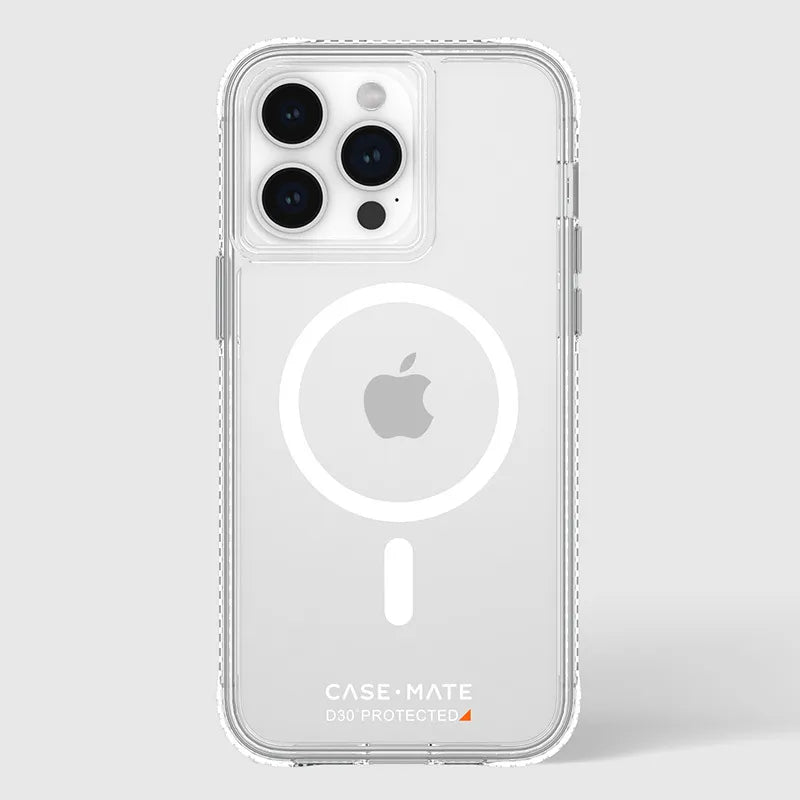 Case-Mate Ultra Tough + D3O MagSafe – „iPhone 15 Pro Max“ dėklas (skaidrus)