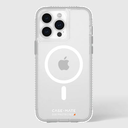 Case-Mate Ultra Tough + D3O MagSafe – „iPhone 15 Pro Max“ dėklas (skaidrus)