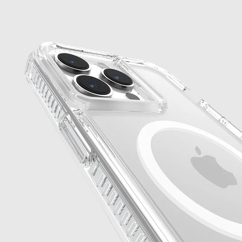 Case-Mate Ultra Tough + D3O MagSafe – „iPhone 15 Pro Max“ dėklas (skaidrus)