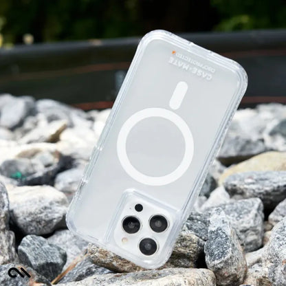 Case-Mate Ultra Tough + D3O MagSafe – „iPhone 15 Pro Max“ dėklas (skaidrus)