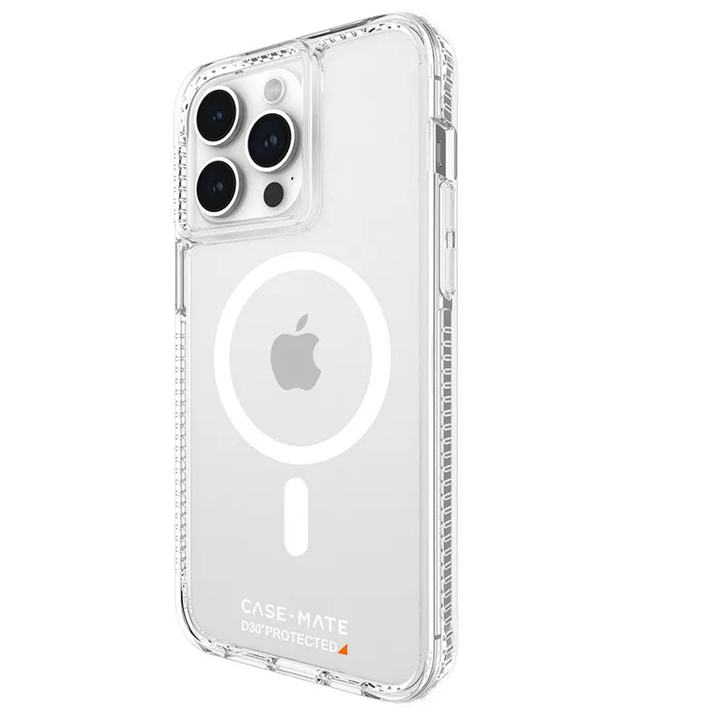 Case-Mate Ultra Tough + D3O MagSafe – „iPhone 15 Pro Max“ dėklas (skaidrus)