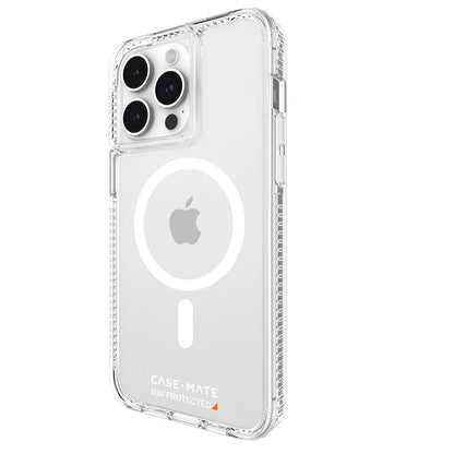 Case-Mate Ultra Tough + D3O MagSafe – „iPhone 15 Pro Max“ dėklas (skaidrus)