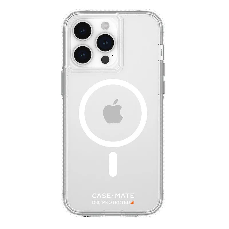Case-Mate Ultra Tough + D3O MagSafe – „iPhone 15 Pro Max“ dėklas (skaidrus)