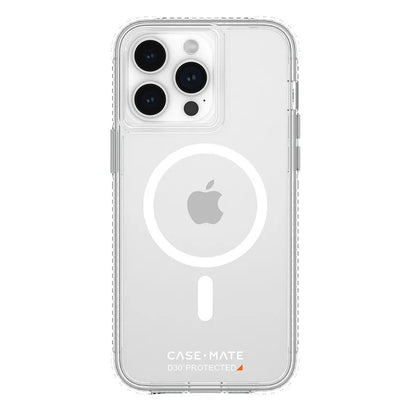 Case-Mate Ultra Tough + D3O MagSafe – „iPhone 15 Pro Max“ dėklas (skaidrus)