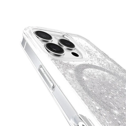 Case-Mate Waterfall MagSafe – dėklas, skirtas iPhone 16 Pro (sidabrinis)