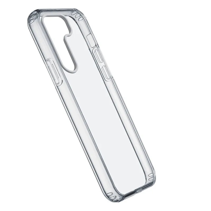 Cellularline Clear Strong – Samsung Galaxy S23+ dėklas su antibakterine apsauga (permatomas)