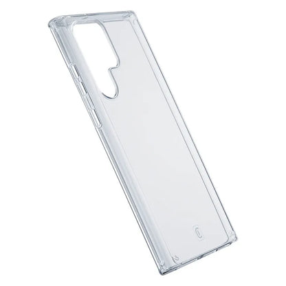 Cellularline Clear Strong – Samsung Galaxy S23 Ultra dėklas su antibakterine apsauga (skaidrus)