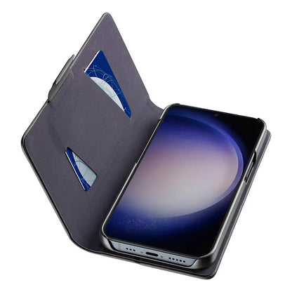 Cellularline dėklas „Book Case“ – Samsung Galaxy S24 dėklas (juodas)
