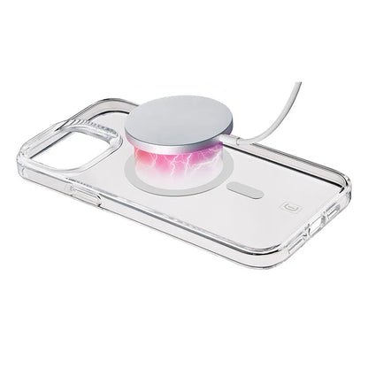 Cellularline Gloss Mag - „iPhone 15“ dėklas su „MagSafe“ (skaidrus)