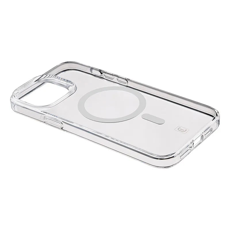 Cellularline Gloss Mag - „iPhone 15“ dėklas su „MagSafe“ (skaidrus)