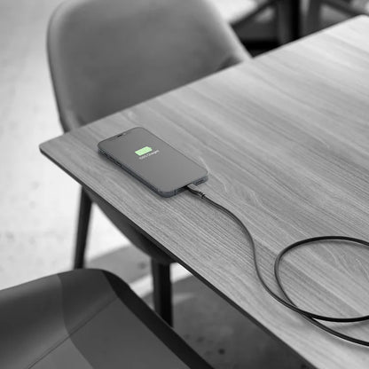 Cellularline Soft Cable – USB-C į Lightning laidas MFi sertifikuotas 1.2 m (juodas)