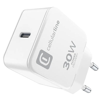Cellularline The One – USB-C Power Delivery 30W tinklo įkroviklis (baltas)