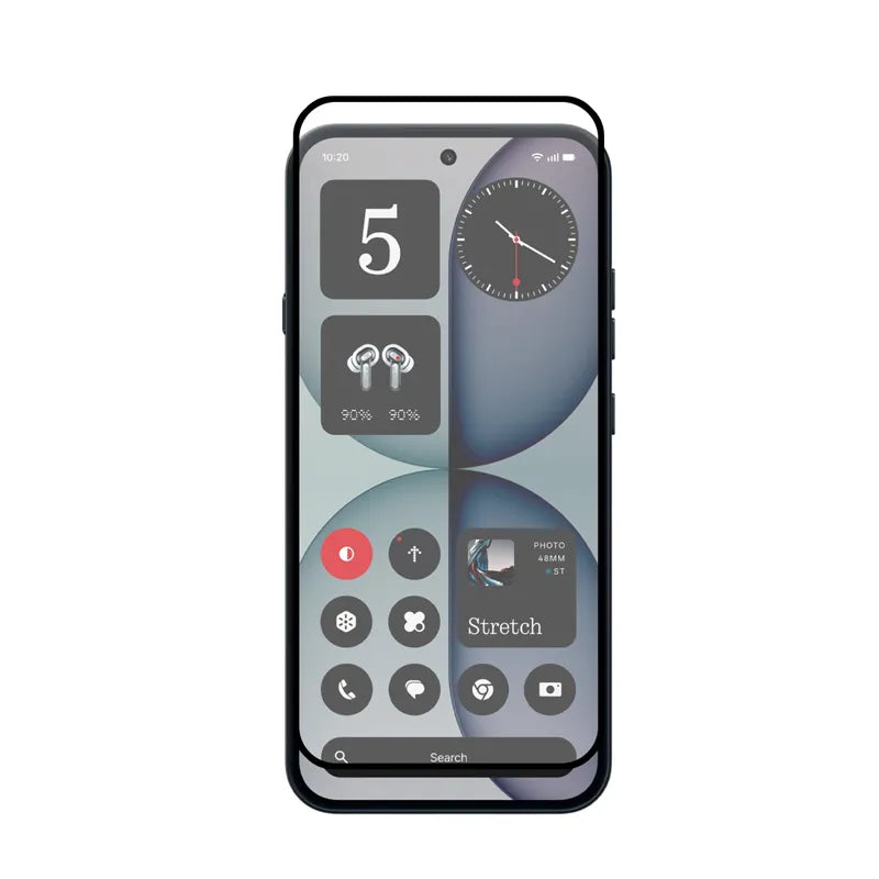 Crong 3D Armour Glass Lite – grūdintas stiklas su visišku klijų padengimu, skirtas Nothing Phone 4a