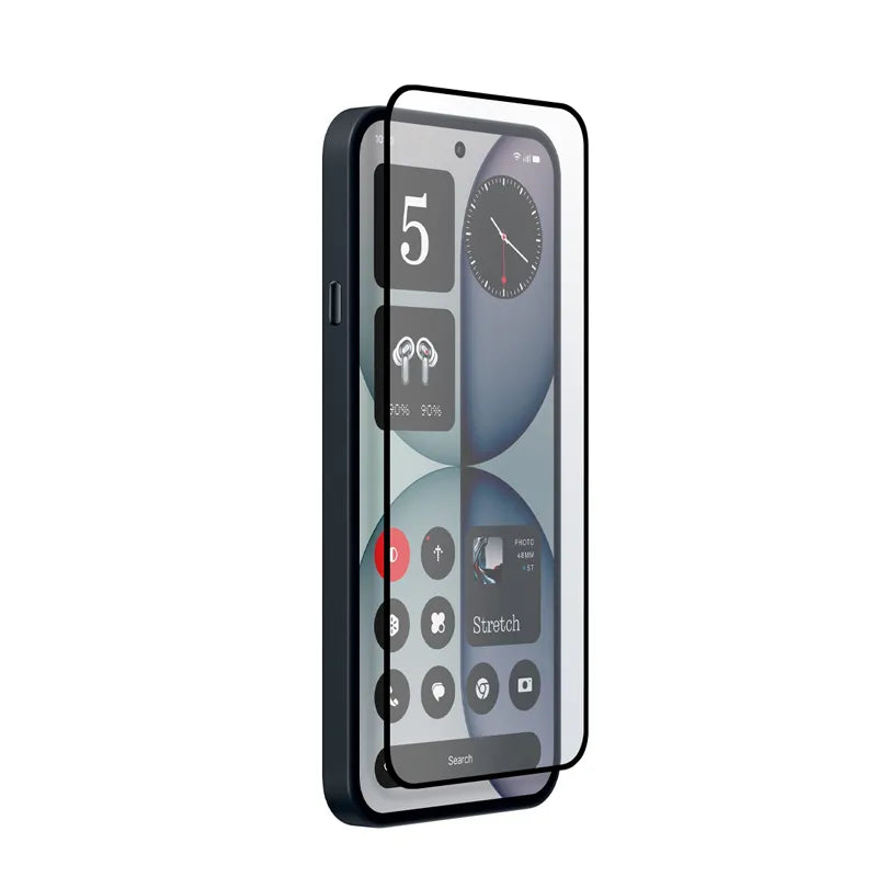 Crong 3D Armour Glass Lite – grūdintas stiklas su visišku klijų padengimu, skirtas Nothing Phone 4a