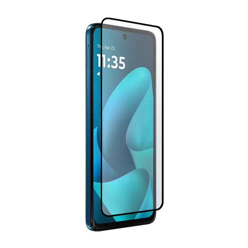 Crong 3D Armour Glass Lite – viso ekrano grūdintas stiklas su klijais per visą paviršių, skirtas Motorola Moto G57 Power 5G