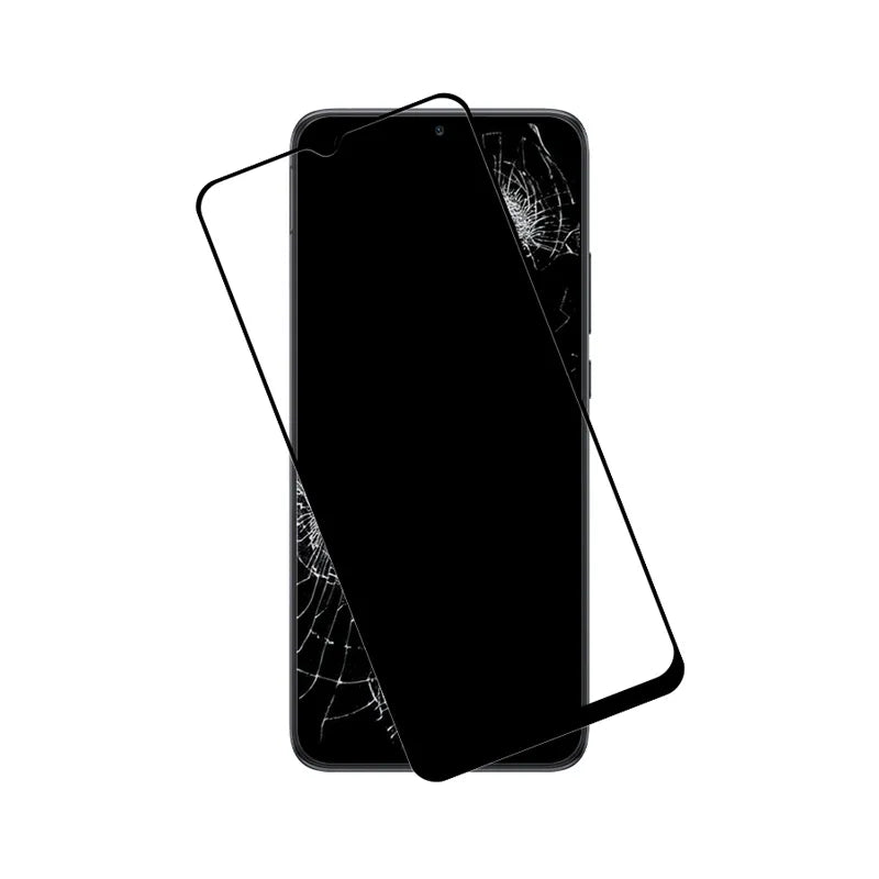 Crong 7D Nano Flexinis Stiklas – Neperleidžiantis 9H hibridinis stiklas visam Xiaomi Redmi 10C ekranui