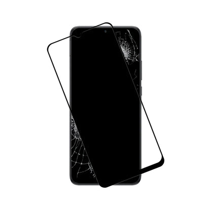Crong 7D Nano Flexinis Stiklas – Neperleidžiantis 9H hibridinis stiklas visam Xiaomi Redmi 10C ekranui