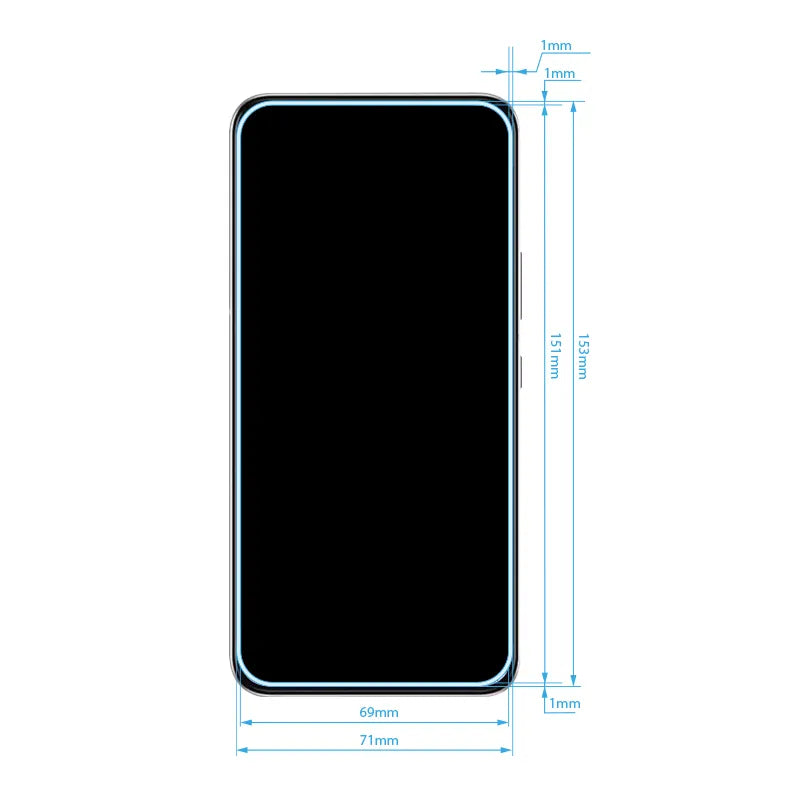 Crong 7D Nano Lankstus Stiklas - 9H hibridinis stiklas visam Samsung Galaxy S22+ ekranui