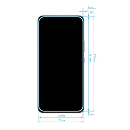 Crong 7D Nano Lankstus Stiklas - 9H hibridinis stiklas visam Samsung Galaxy S22+ ekranui