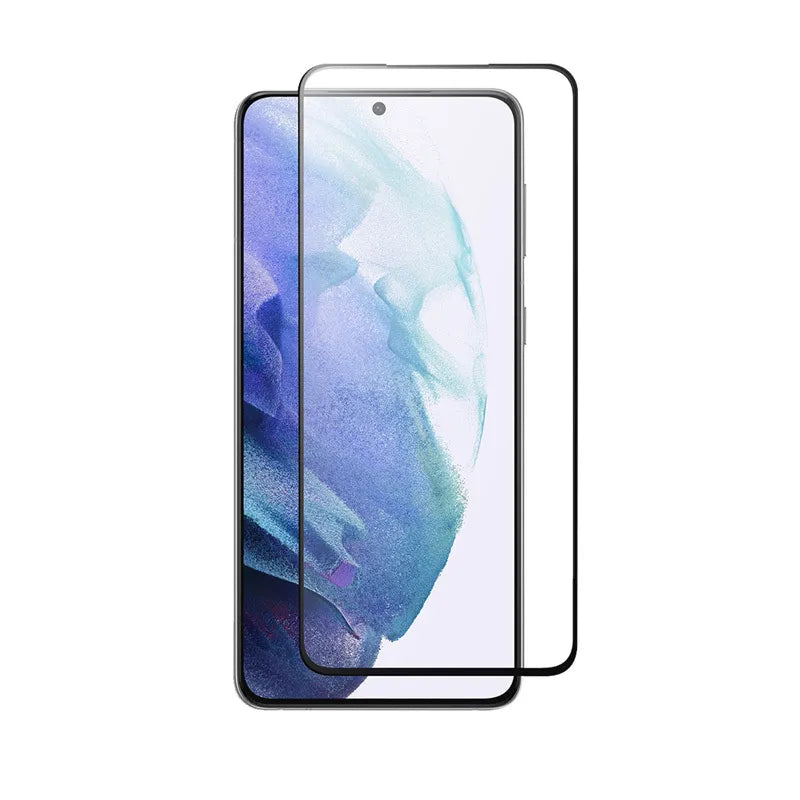 Crong 7D Nano lankstus stiklas – Neperleidžiamas 9H hibridinis stiklas visam Samsung Galaxy S21+ ekranui