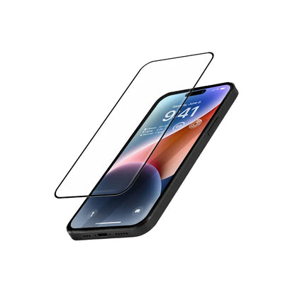 Crong Anti-Bakterinis 3D Armor Glass - 9H Grūdintas stiklas visam iPhone 14 Pro ekranui + montavimo rėmelis