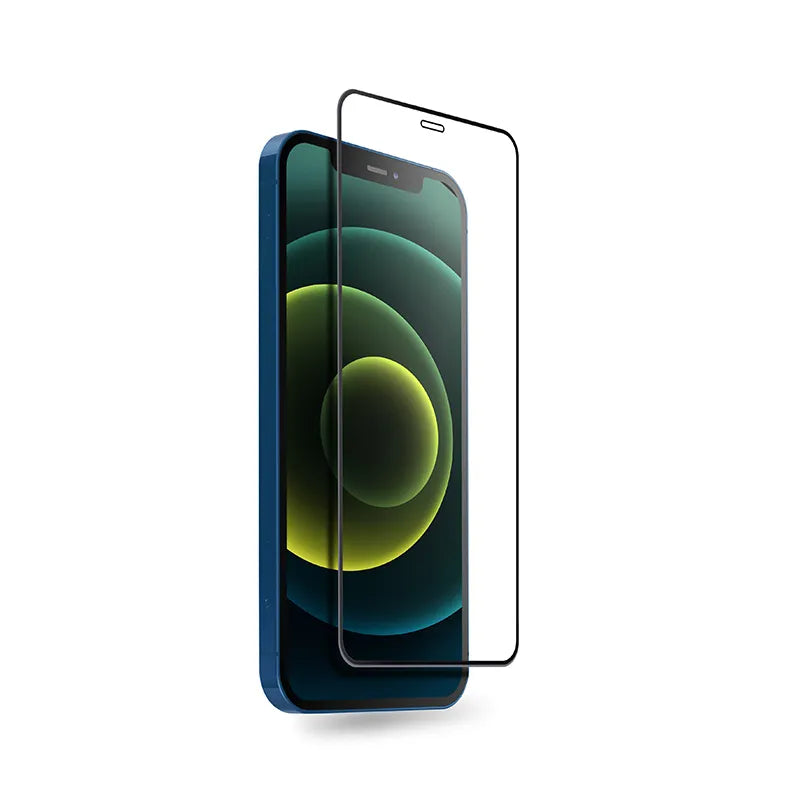 Crong Antibakterinis 3D Armor Glass – 9H grūdintas stiklas visam iPhone 12 Mini ekranui + montavimo rėmelis