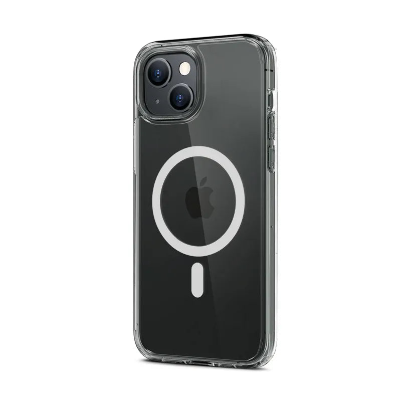 Crong Clear MAG Cover - Dėklas iPhone 15 Plus su MagSafe (Skaidrus)