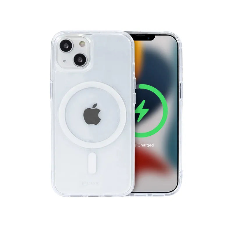 Crong Clear MAG Cover - iPhone 13 mini MagSafe dėklas (Skaidrus)