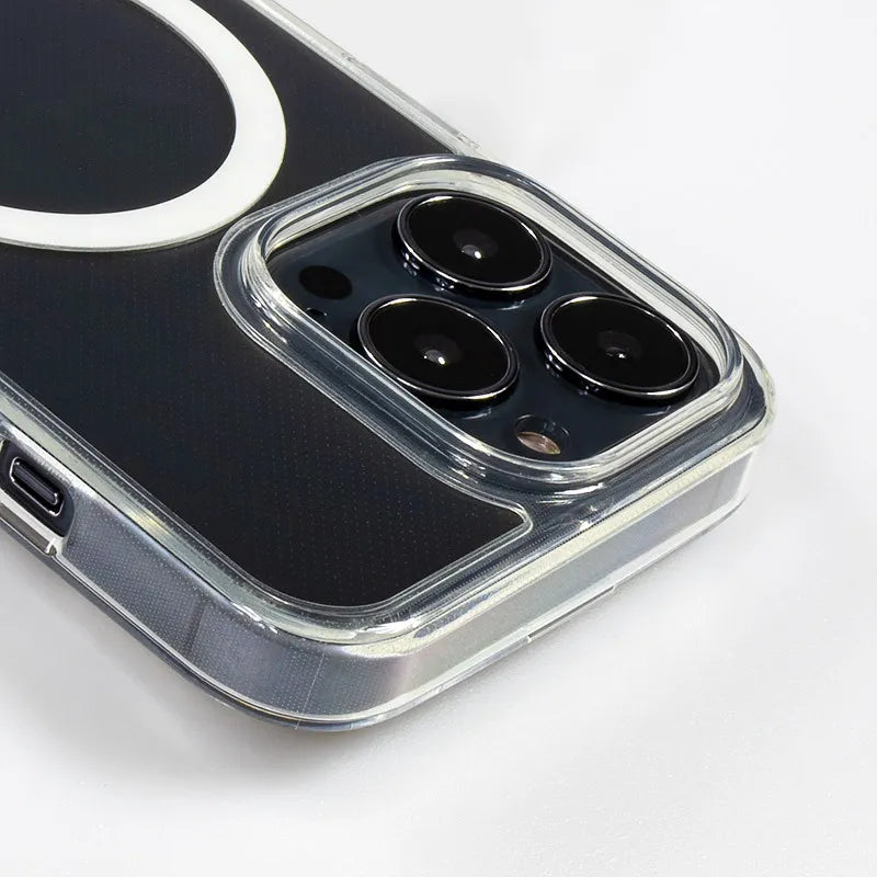 Crong Clear MAG Cover - iPhone 13 mini MagSafe dėklas (Skaidrus)