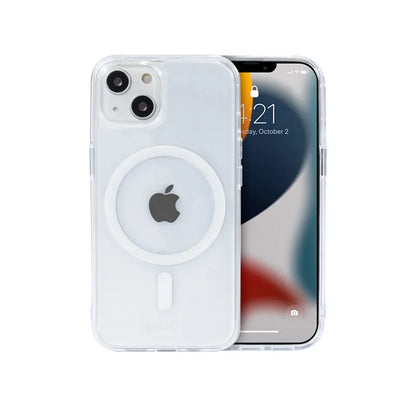 Crong Clear MAG Cover - iPhone 13 mini MagSafe dėklas (Skaidrus)