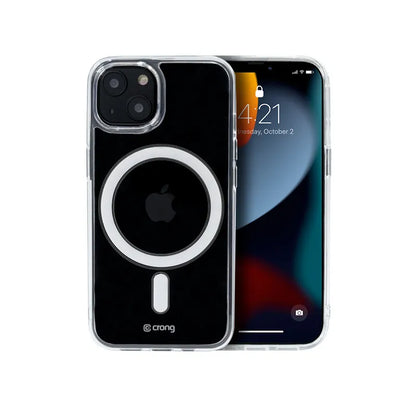 Crong Clear MAG Cover - iPhone 13 mini MagSafe dėklas (Skaidrus)