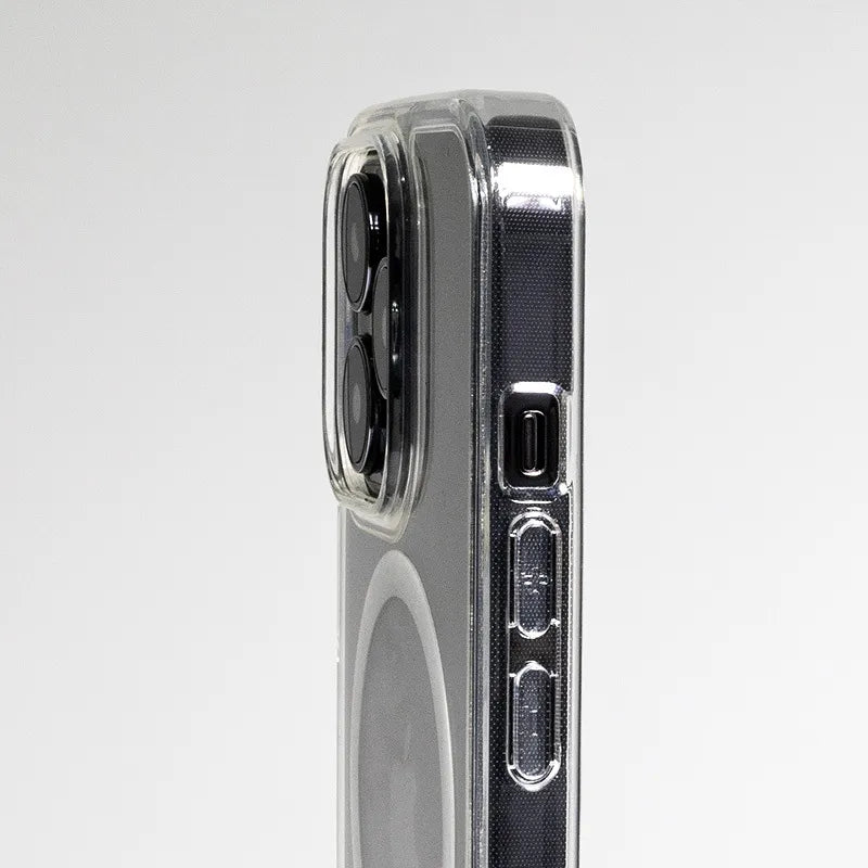Crong Clear MAG Cover - iPhone 13 mini MagSafe dėklas (Skaidrus)