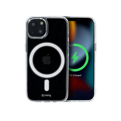 Crong Clear MAG Cover - iPhone 13 mini MagSafe dėklas (Skaidrus)