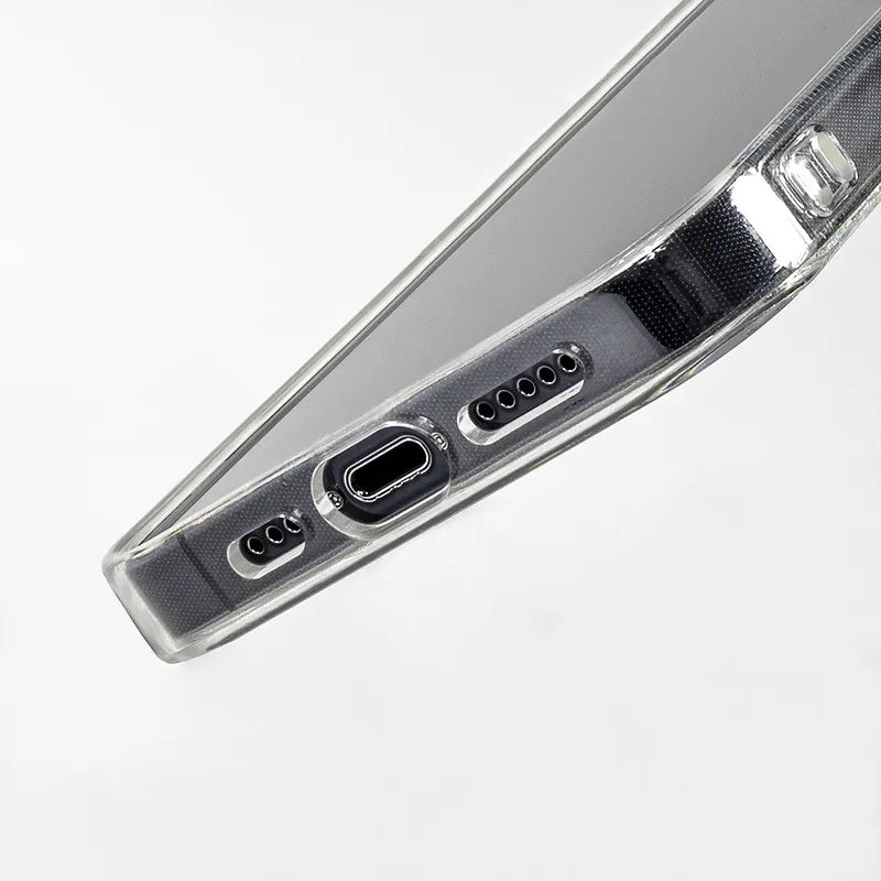 Crong Clear MAG Cover - iPhone 13 mini MagSafe dėklas (Skaidrus)