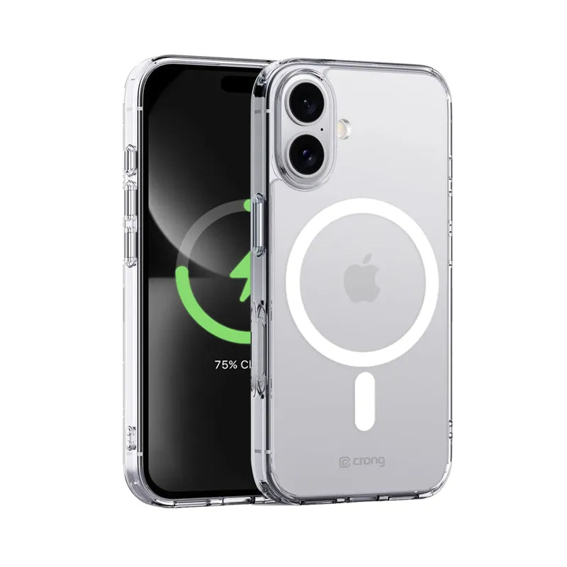 Crong Clear MAG Cover - iPhone 16 MagSafe dėklas (Skaidrus)