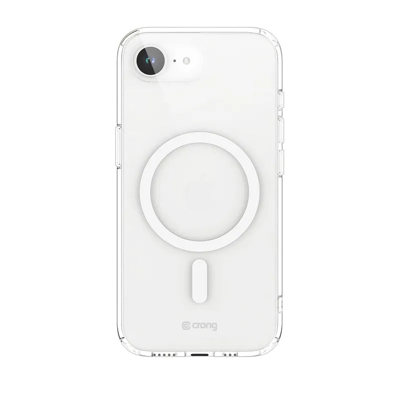 Crong Clear MAG Cover - iPhone 17e / 16e MagSafe dėklas (Skaidrus)