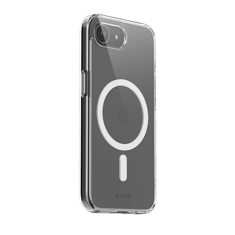 Crong Clear MAG Cover - iPhone 17e / 16e MagSafe dėklas (Skaidrus)